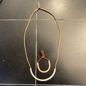 Maslo Standard necklace and bracelet